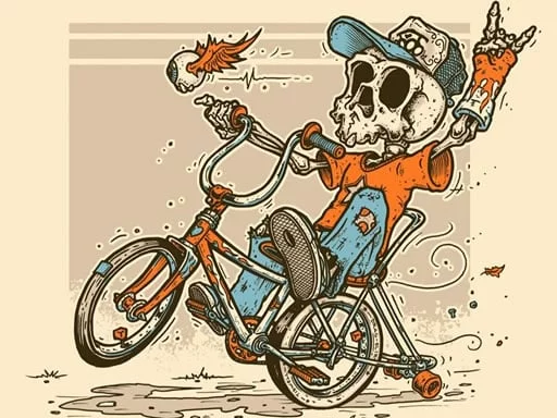 Halloween Bike Rsluge Jigsaw